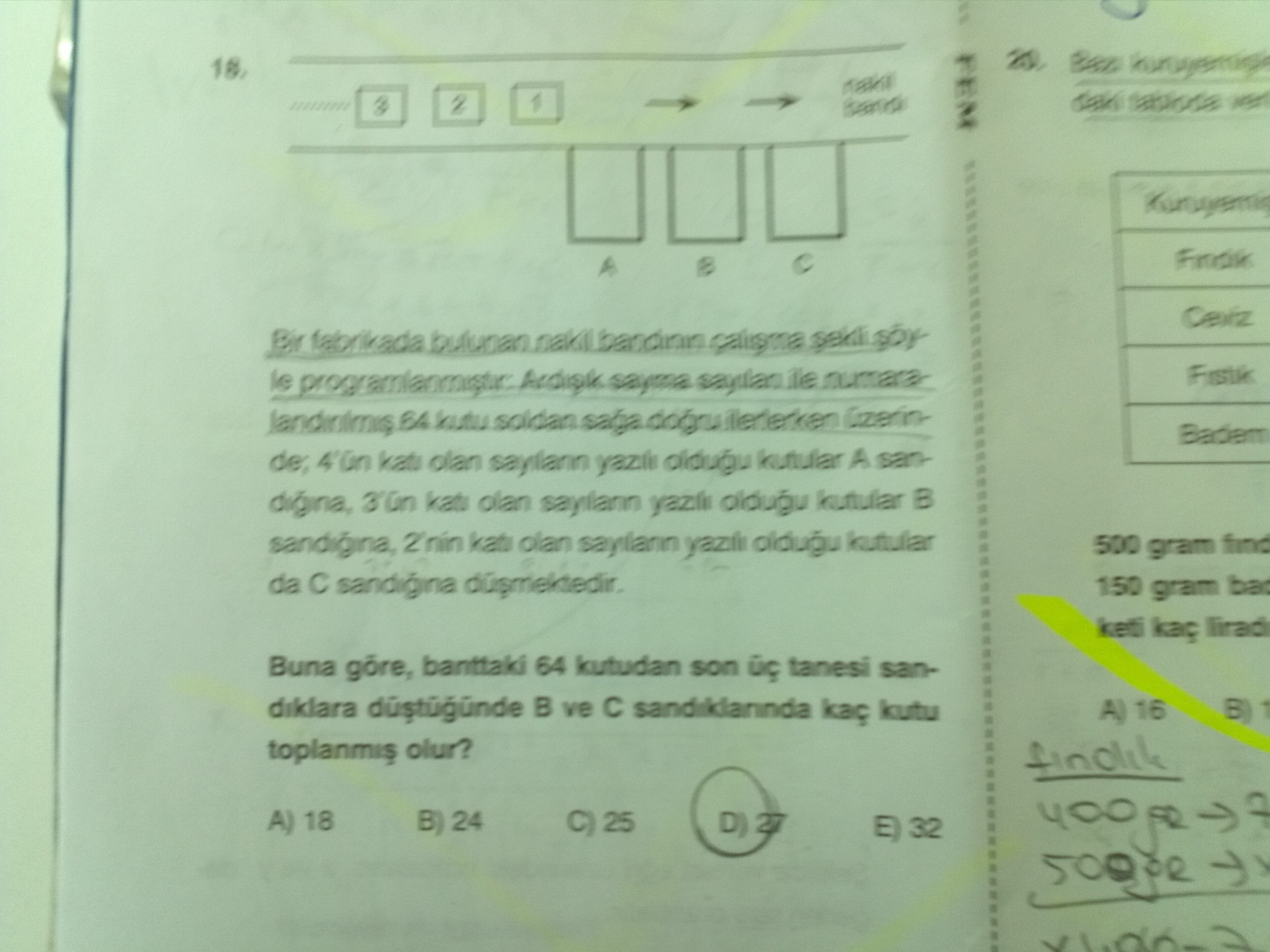  Dershaneye gitmeyip soruları biriken içeri gelsin<<(Sayısal)