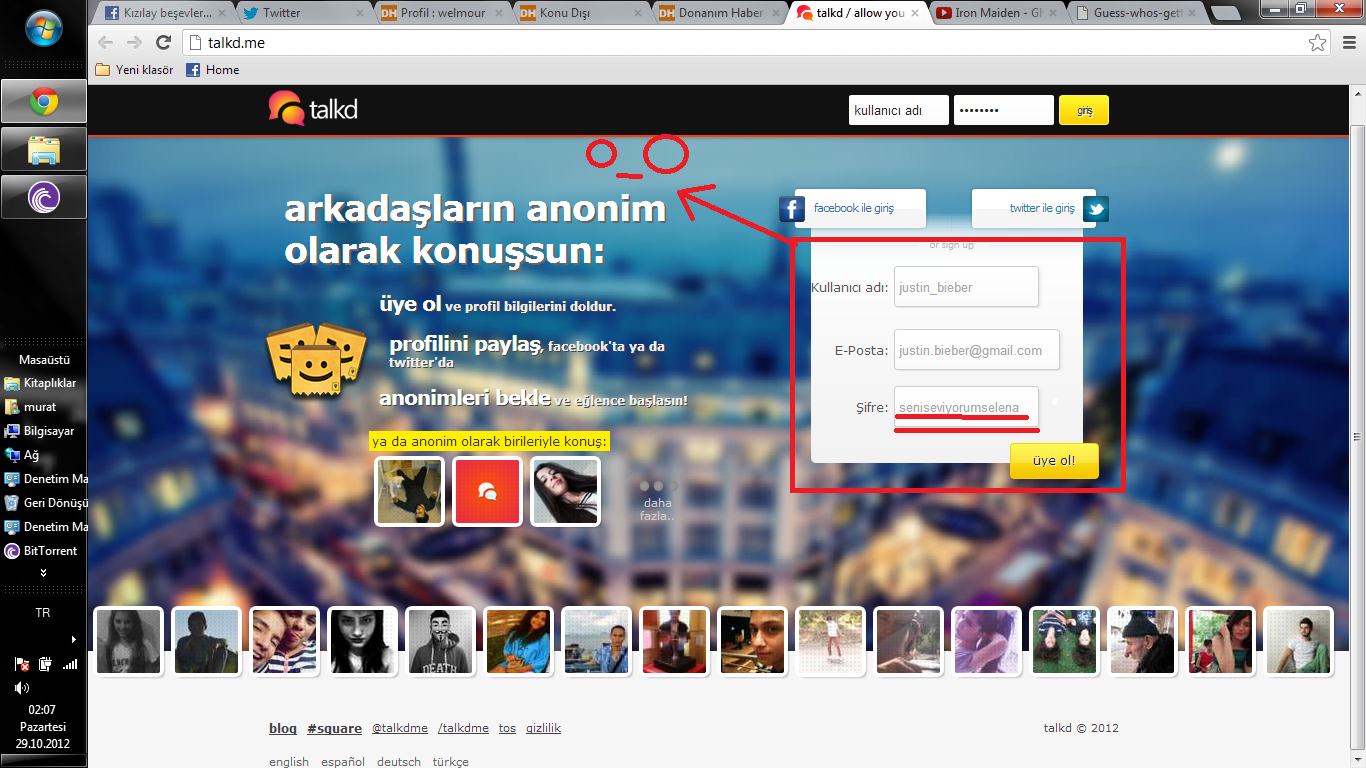  Liselilerin olmadığı c2me tarzı site