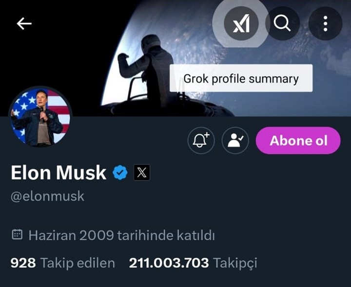 Elon Musk’ın yapay zekası Grok, X kullanıcılarının profilini özetliyor