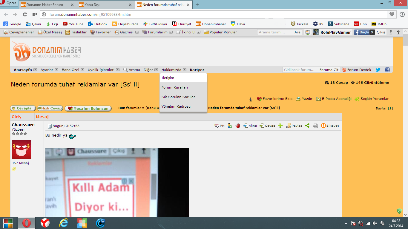  Neden forumda tuhaf reklamlar var [Ss' li]
