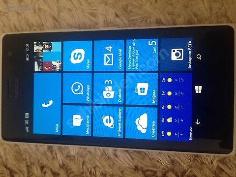  6 aylık kutulu garantili Lumia 735