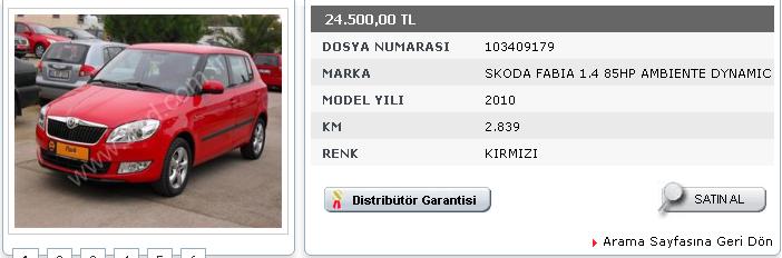  Skoda Fabia sıfır mı ikinci el mi?