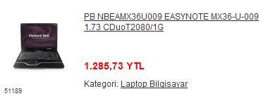  -_-En Çok Satılan Dizüstü Bilgisayarlar (bazı internet mağazalarında)-_-