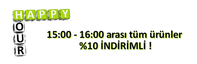  STOKTA.COM'DA SAAT 17.00-18.00 ARASI TÜM ÜRÜNLER %10 İNDİRİMLİ *** HAPPY HOUR