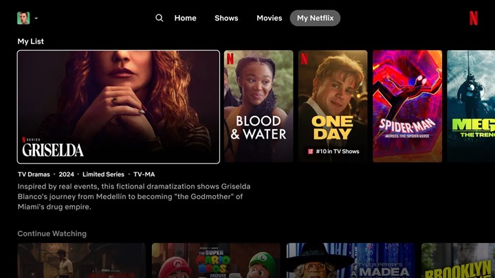 Netflix’in TV uygulaması büyük bir tasarım değişikliği alıyor