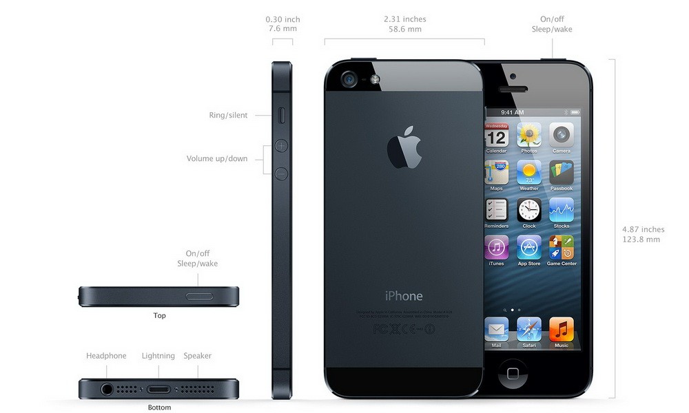  Sıfır amerika Çıkışlı Jelatini Açılmamış Faturalı KİLİTSİZ iPhone 5 16GB