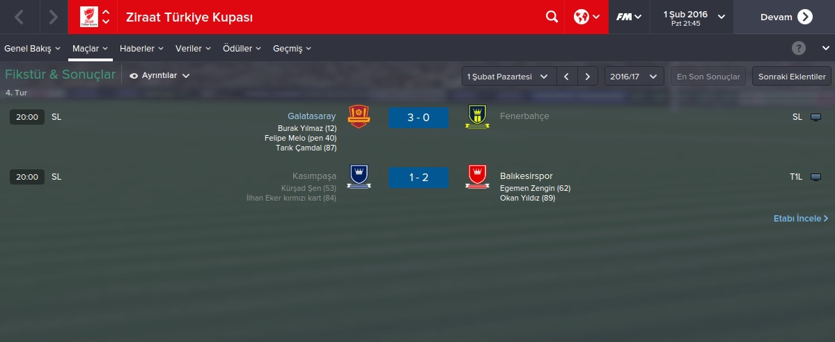  Galatasaray İle Yeniden Eski Günlere (FM 2015)