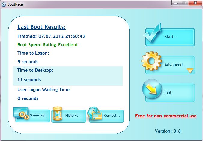  BootRacer (Açılış hızına güvenenler)