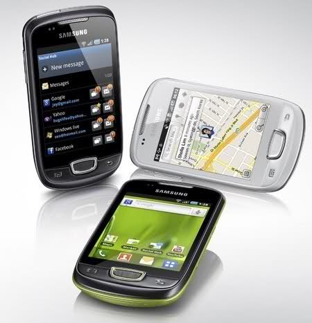  SAMSUNG GALAXY GT-S5570 Teknosa garantili.Android 2.2 işletimli.