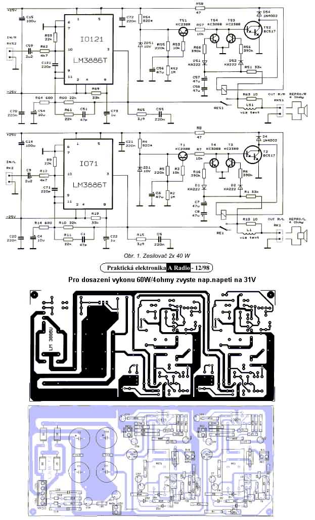  TDA 1562Q İle 2X70W Anfi devresi