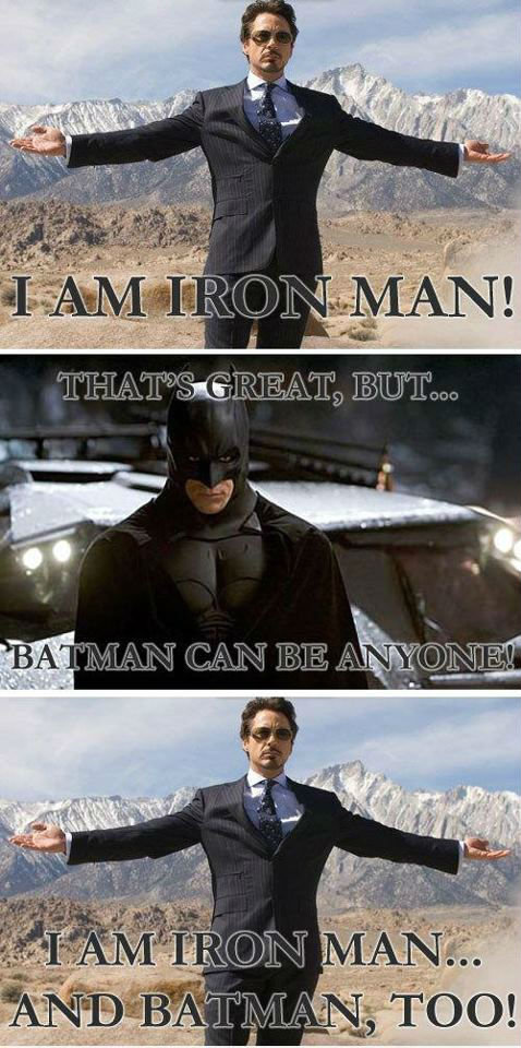 Batman vs İron man