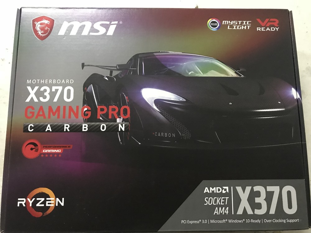 Satılık Ryzen 7 1700 ve Msi x370 Gaming Pro Carbon Anakart