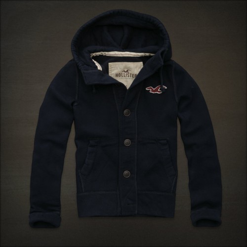  - - SATILIK - - Kullanılmamış Hollister Orange County Hoodie Navy M