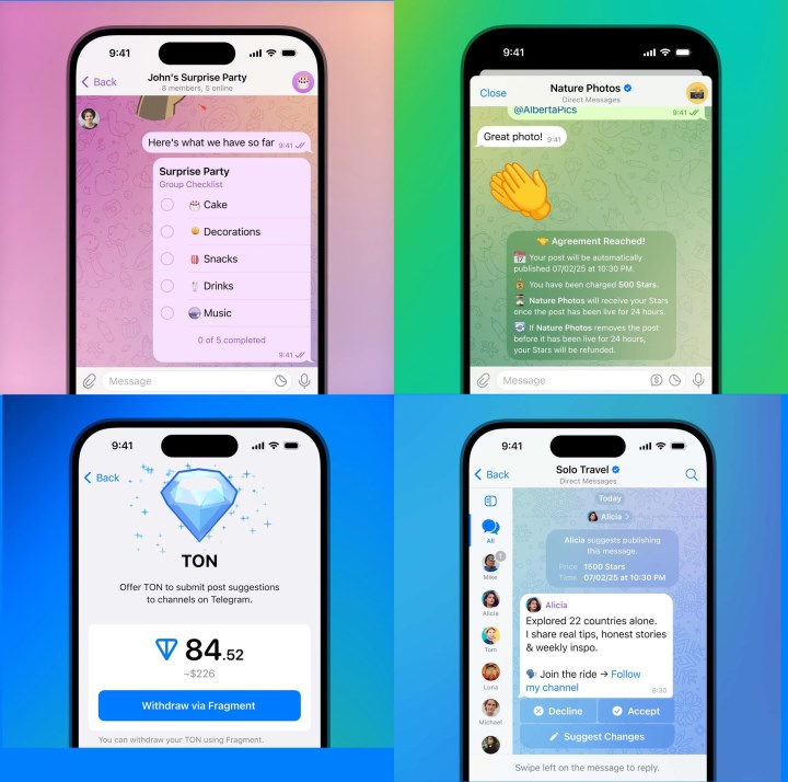 Telegram, yeni özellikleri duyurdu: İçerikten para kazanma ve fazlası
