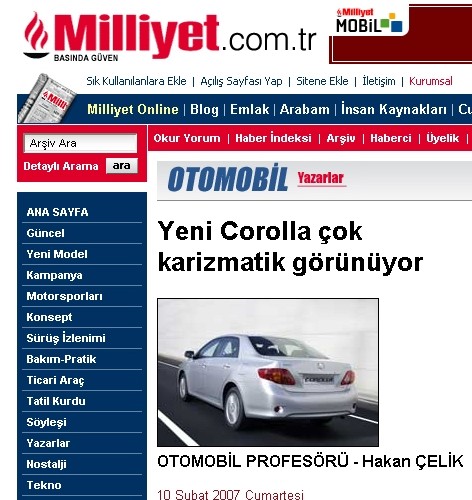  COROLLA MI AURİS Mİ?