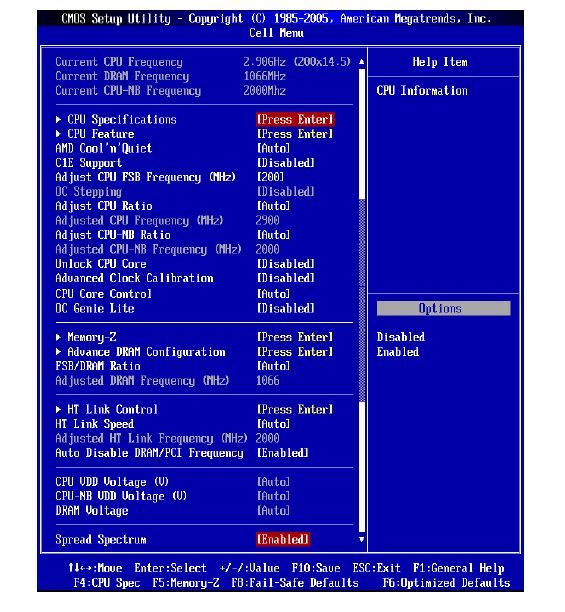 Amd cool quiet function