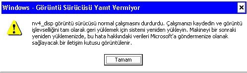  Nvidia çıldırtan nv4_disp.dll hatası