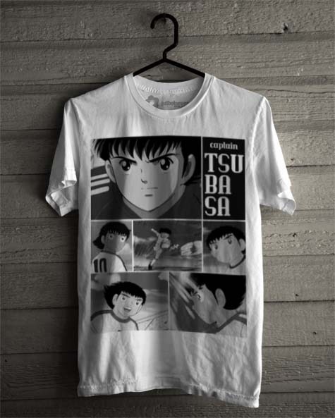  Captain Tsubasa sevenler için özel t-shirt..