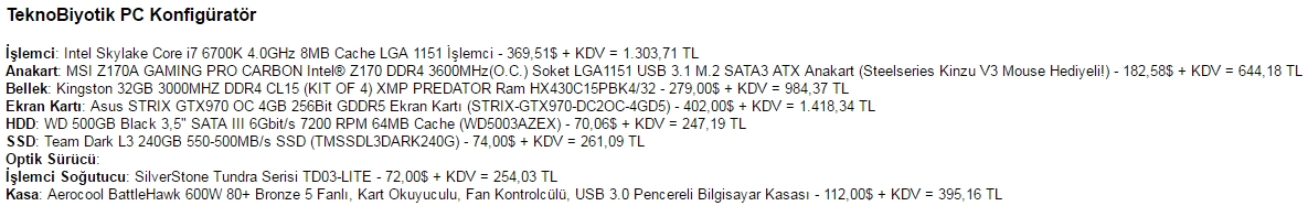  5000-5500 tl oyun pc toplamak istiyorum öneriniz???