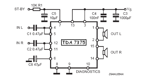  tda 7375 2x35w hifi projesi...