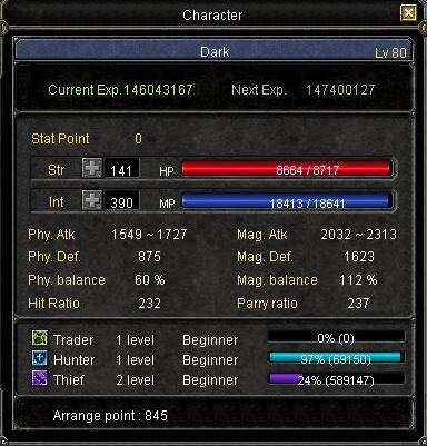  Red Sea => Satılık 80 Lvl Full Skills Nuker %112 Mag. Att.