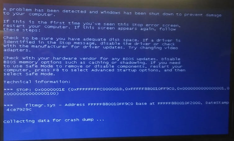 win 7 mavi ekran hatası aldım.Help! Help!