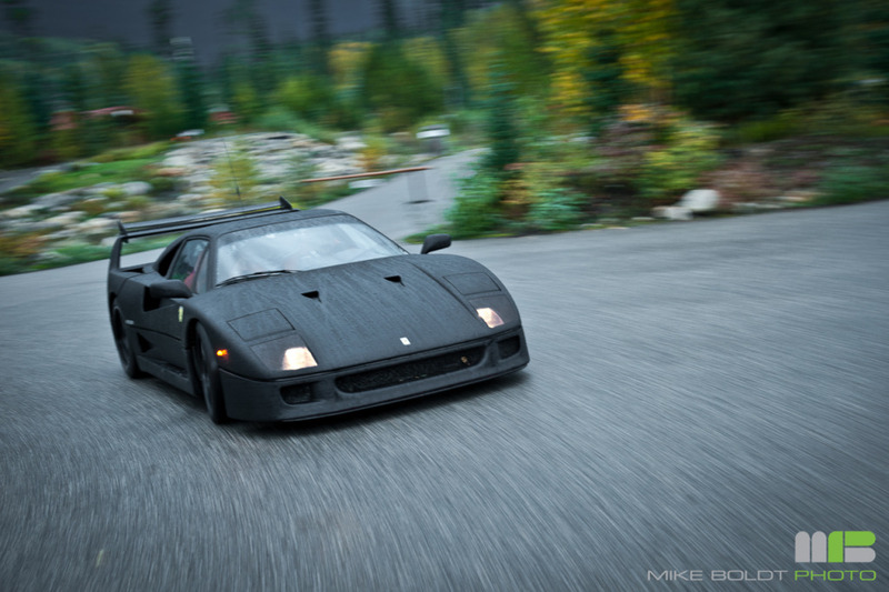  Mat Siyah Ferrari F40