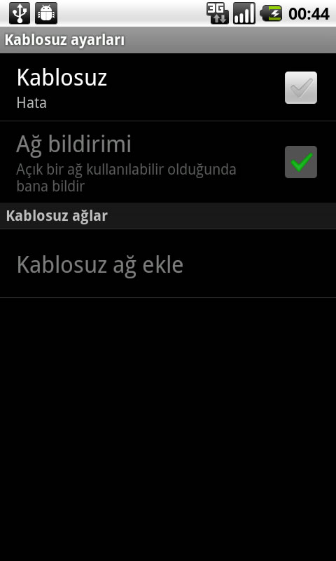  ideos x5 kablosuz açılmıyor (wi-fi error)
