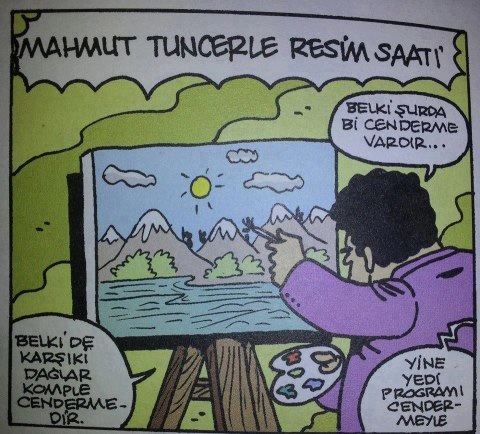  Belki de şurda bir cenderme vardır.