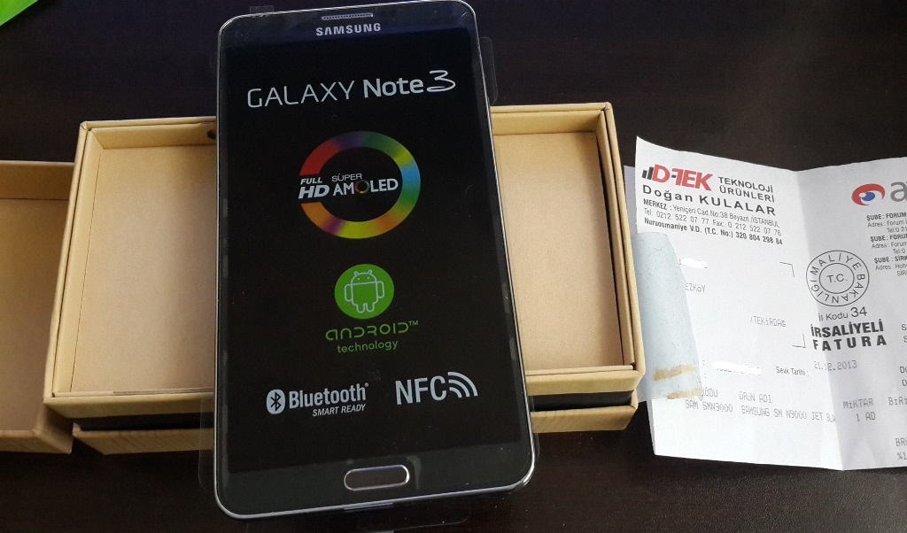  Galaxy Note 3, 32GB Altın Sarısı, Avea, 10.02.14