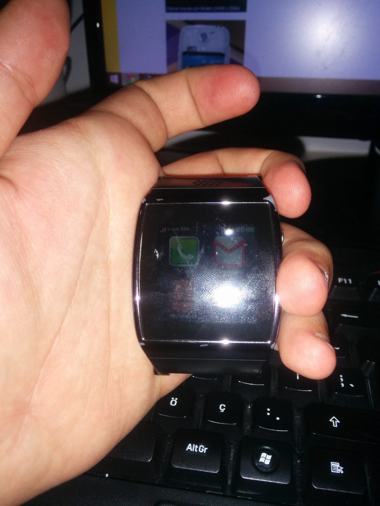  uPro saat 1 aylik temiz durumda sim kart destekli bluetooth