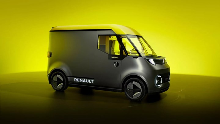 Renault, elektrikli panelvan konseptini tanıttı: Renault Estafette