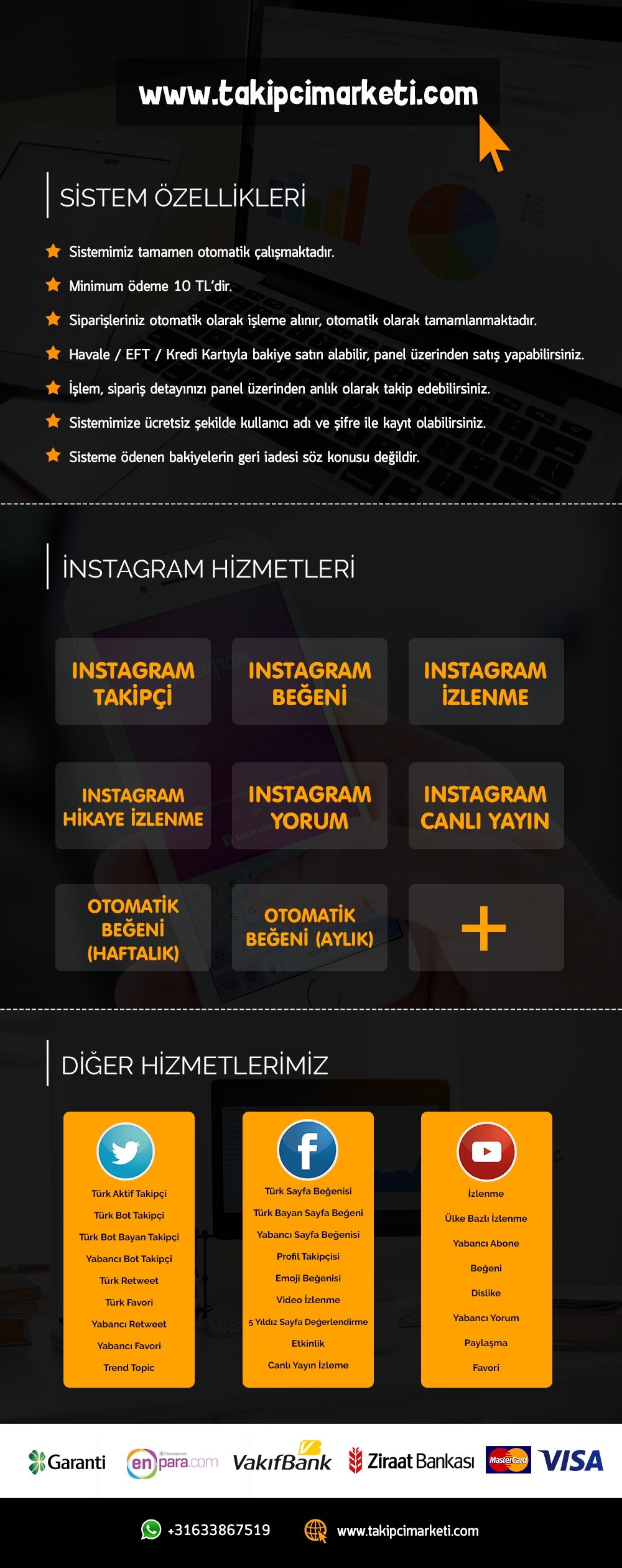 İNSTAGRAM HİZMETLERİ  ★ TÜRK AKTİF TAKİPÇİ ★  OTO BEĞENİ ★ HIZLI TESLİMAT ★ 