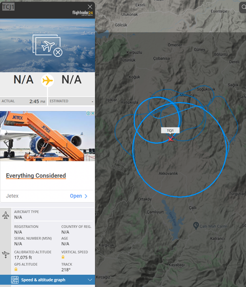 Hava Sahamızda Gezinip Duran İngiliz Jetleri ve FlightRadar' daki ilginç olaylar