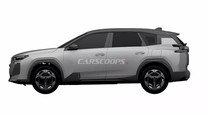 2025 Citroen C5 Aircross'un tasarımı ortaya çıktı