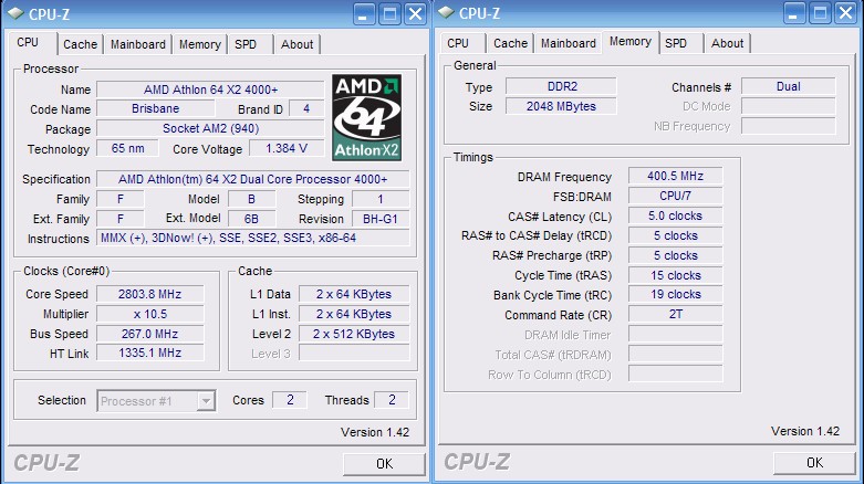  AMD X2 4000 Brisbane OC ,Yardım Lütfen.