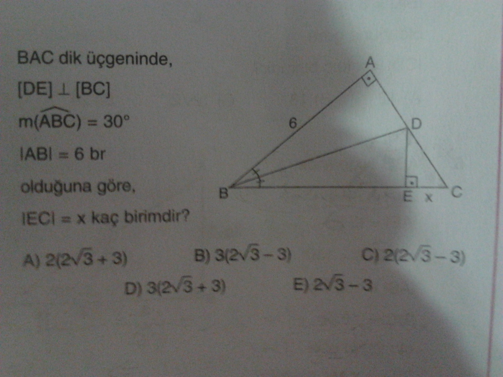  Dik üçgen sorularım