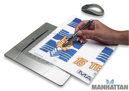  satıldıManhattan 4'x5.5'-inch  çizim tahtası mouse ve kalemi