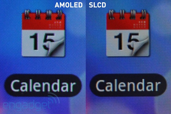  Super AMOLED vs Super Clear LCD