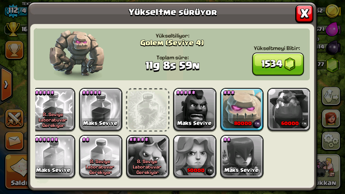  113 lvl TH9 savunma ve lab full köy