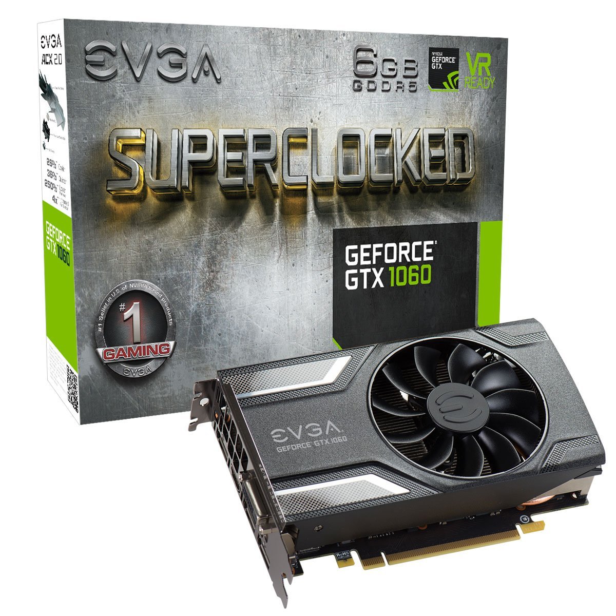 EVGA GeForce GTX 1060 SuperClocked 6 GB - SIFIR