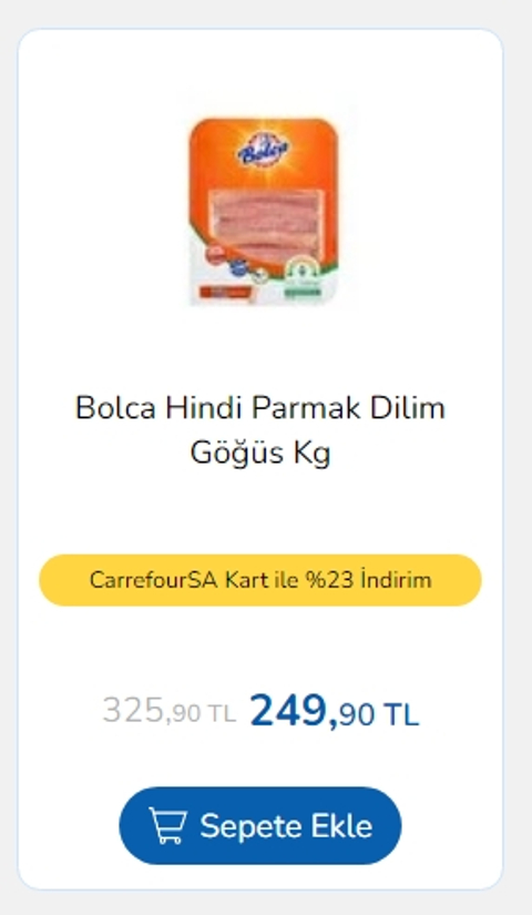 CarrefourSa Kart'la; indirimi yakala