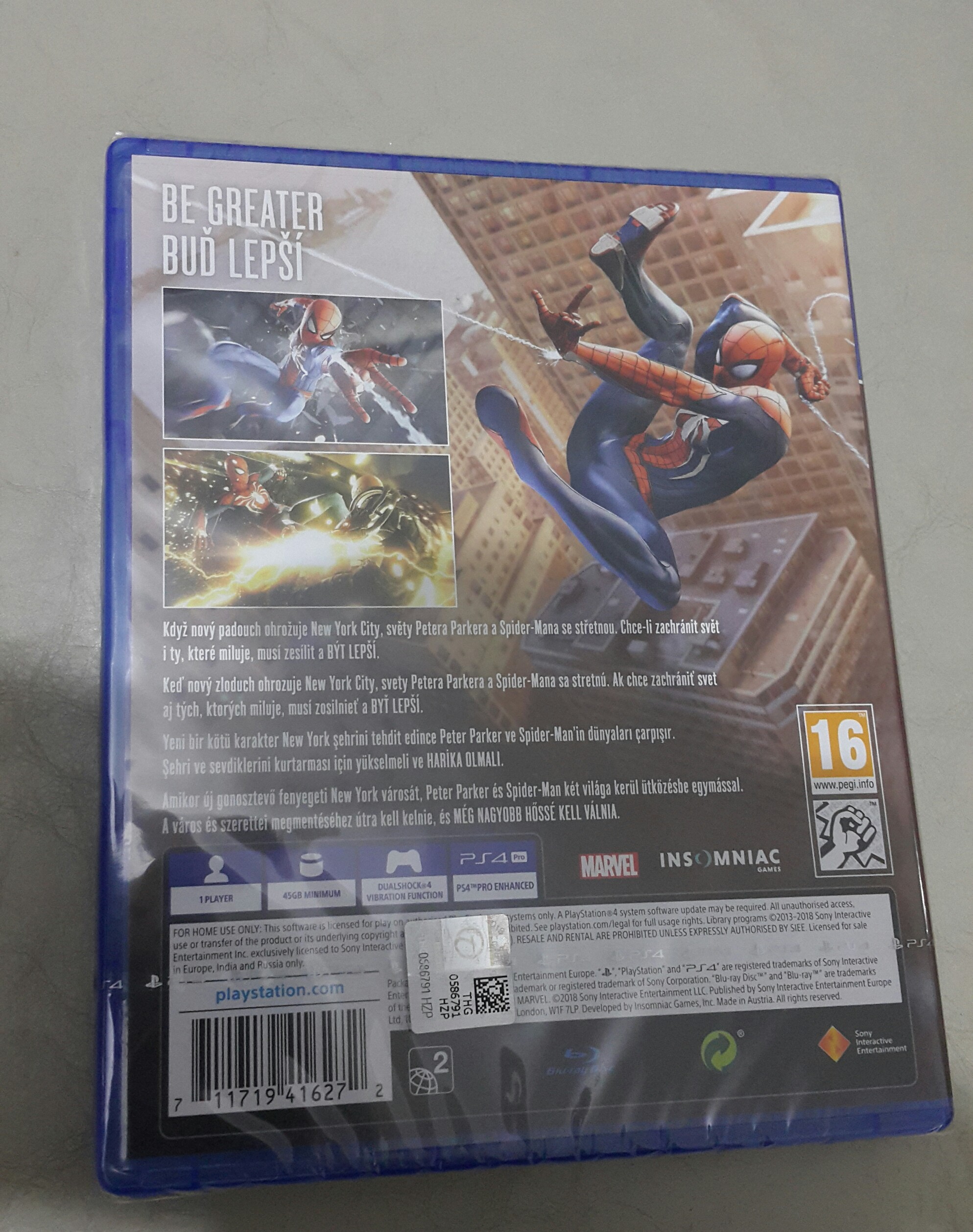 Referans PS4 Kutulu Spider-Man