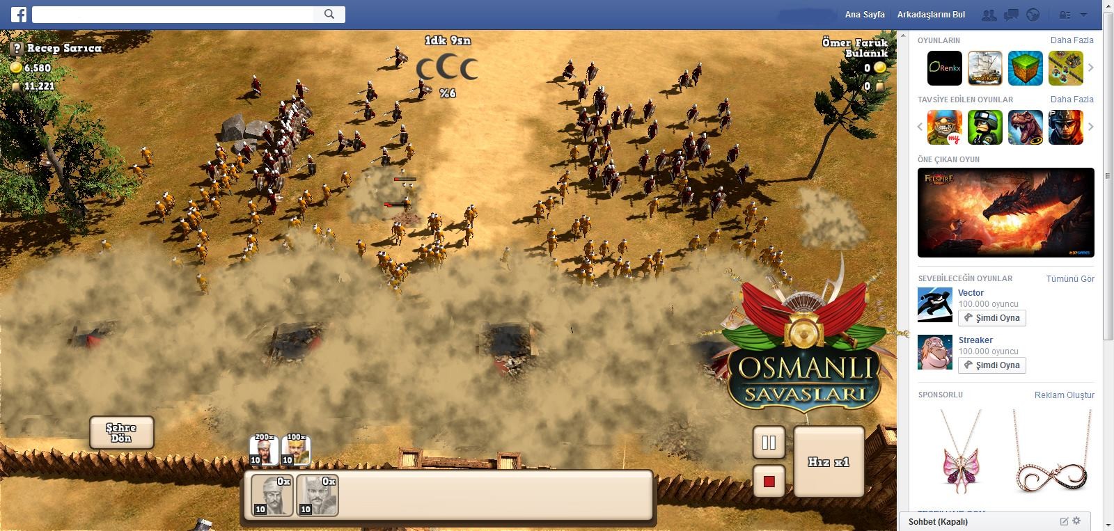  Osmanlı Savaşları Oyun Odu(Tarayıcı 3d Online Türk Yapımı)