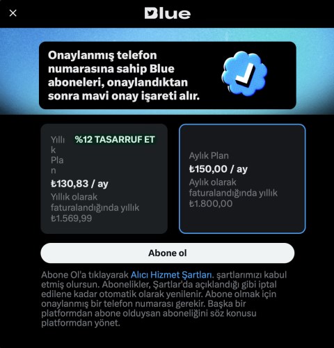 Twitter Blue Türkiye'de açıldı: İşte şoke eden fiyatı!