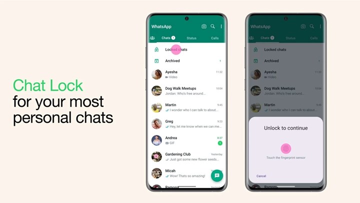 WhatsApp'ın kilitli sohbetler özelliği artık bağlı cihazlarda da çalışacak