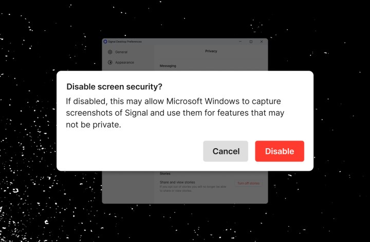 Signal'dan Windows Recall'a ekran görüntüsü engeli