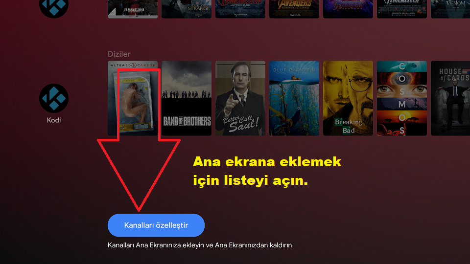 Android TV'de  iptv m3u listesi izlemek için TVirl. ve Live Channels kullanma rehberi (resimli)