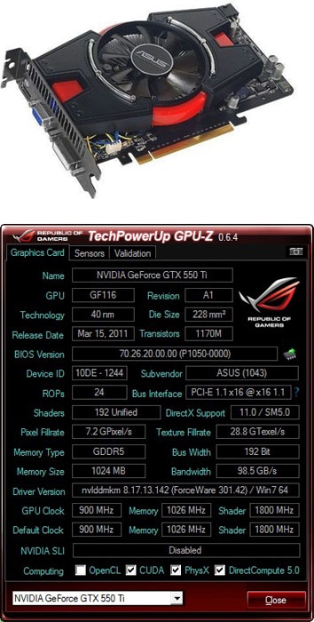  EVGA NVIDIA GeForce GTX 570 1280