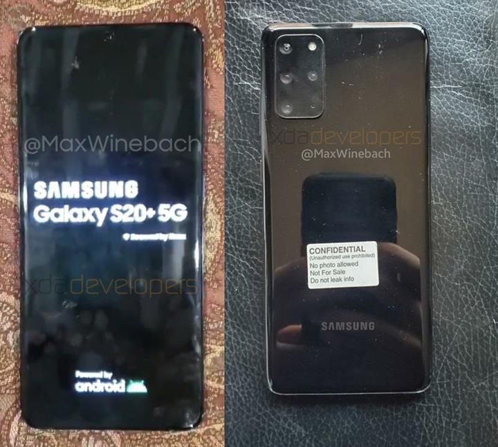 Samsung Galaxy S20+ ilk kez canlı olarak görüntülendi